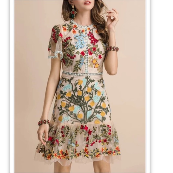 Source Unknown Dresses & Skirts - NWOT LINEN AND EMBODIED DRESS SIZE XL